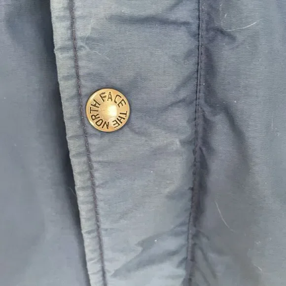 RARE Vintage 80s North Face Gore-Tex Mountain Anorak Hooded Blue Jacket Men Sz L